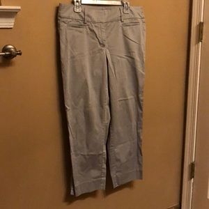 Gray Capri work pants